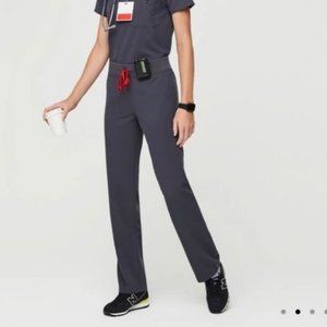 FIGS Charcoal Livingston Basic Scrub Pants Size Medium